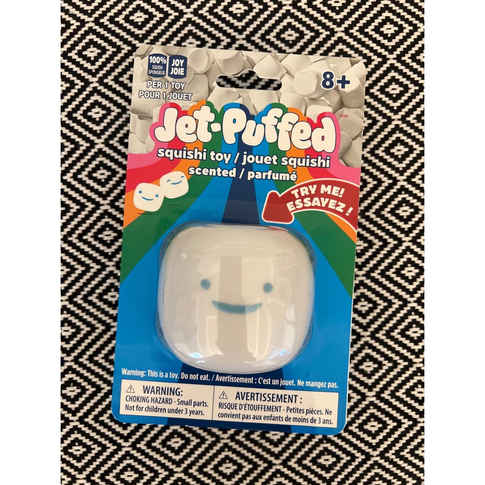 Jet-Puffed Scented Squishi Toy Incredible Play Marshmallow White Fidget Toy NEW